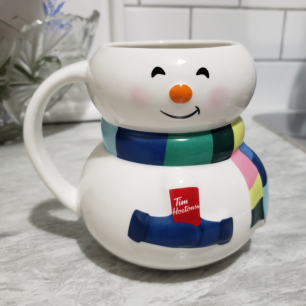 Tim Hortons Collectible Snowman Mug - 2023